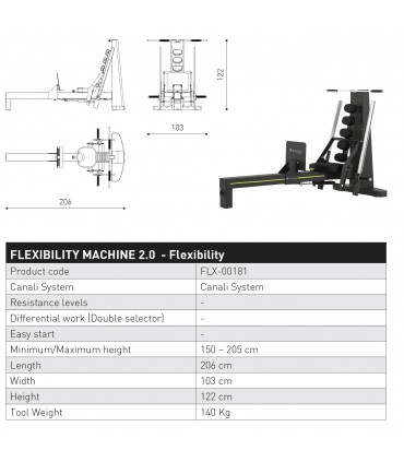 دستگاه انعطاف پذیری کانالی - CANALI FLEXIBILITY MACHINE