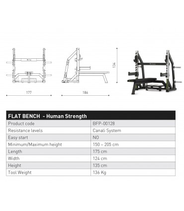 CANALI FLAT BENCH