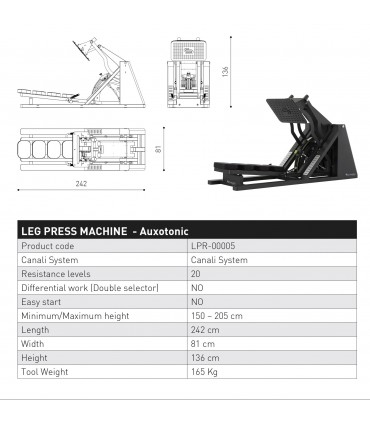 دستگاه پرس پا کانالی - CANALI LEG PRESS